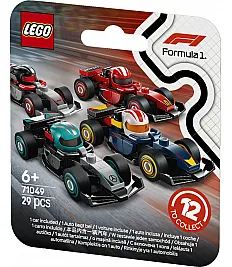 Kocke Minifigures Zbirateljski dirkalniki F1 71049