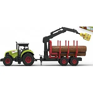 Ft Traktorji traktor s prikolico in hlodi 43704