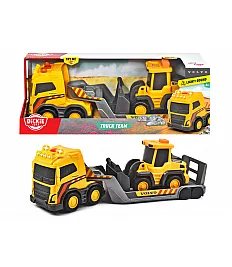Dickie Volvo radni kamion s prikolicom za stroj 32 cm