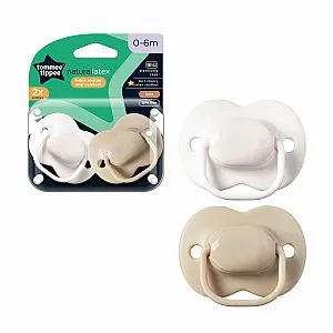 Tommee Tippee tolažilna duda - lateks , cherry, 0-6m, 2/1 433532