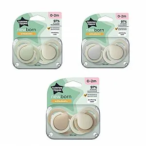 Tommee Tippee tolažilna duda - silikon , 0-2m, uni, 2/1 433582