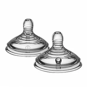 Tommee Tippee cucelj silikon NS, 0m+, Slow 2/1 42458401