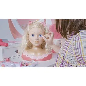 Dimian glava moj model Molly s kozmetiko BD1248