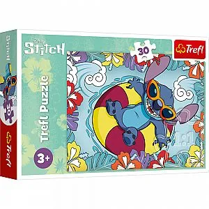 Trefl Sestavljanka 30 delna Lilo & Stich na počitnicah 18305