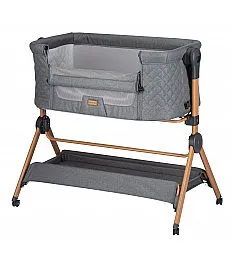 Obposteljna posteljica Nest&Feed in stolček za hranjenje 2 v 1 grey