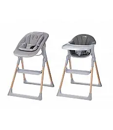 FreeON stol za hranjenje 2v1 Flexi Grow grey