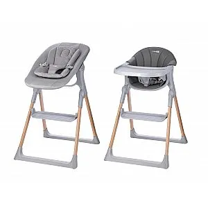 FreeON stol za hranjenje 2v1 Flexi Grow grey