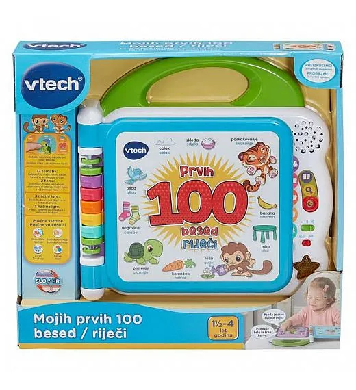Vtech Mojih prvih 100 besed (Slo+Cro) Vtech