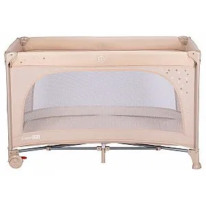 FreeON prenosna postelja Nook z odprtino beige