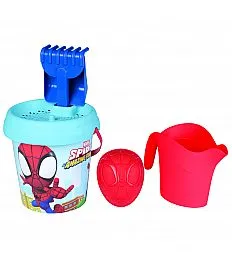 Smoby vedro set Spidey Garnished Bucket s kanglico velikost 18 cm