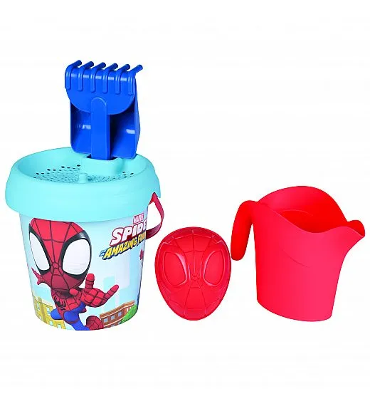 Smoby vedro set Spidey Garnished Bucket s kanglico velikost 18 cm Smoby