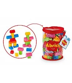 Ecoiffier kocke v vrečki, 50 kos Ecoiffier kocke v vrečki, 50 kos