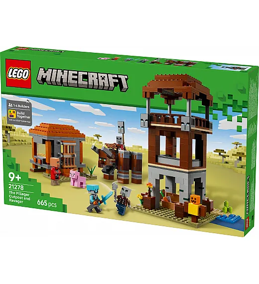 Kocke Minecraft Plenilska postojanka in Uničevalec 21278 Lego