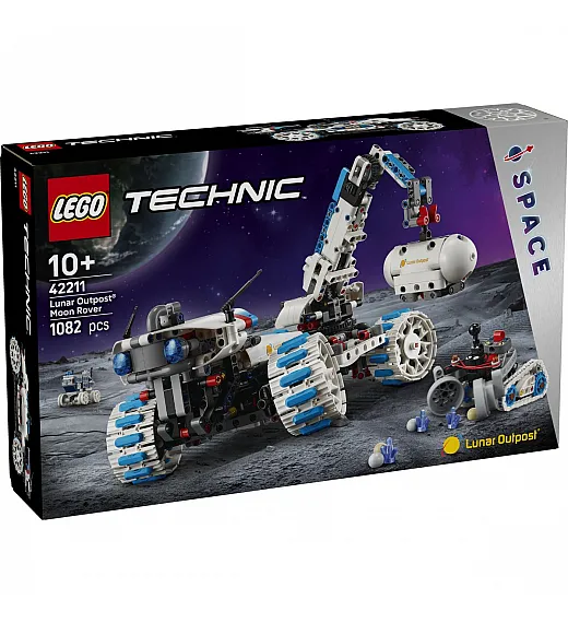 Kocke Technic Lunarno vesoljsko vozilo rover Lunar Outpost 42211 Lego