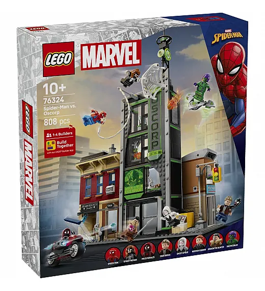 Lego® Super Heroes 76324 Spider-Man proti Oscorp Lego