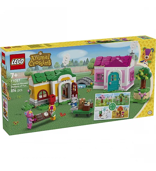 LEGO® Animal Crossing™  77057 Ustvarjalne hiše: zabava z letnimi časi Lego