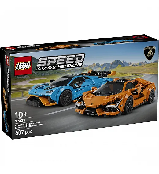 Lego® Speed Champions 77238 Lamborghini Revuelto in Huracán STO Lego