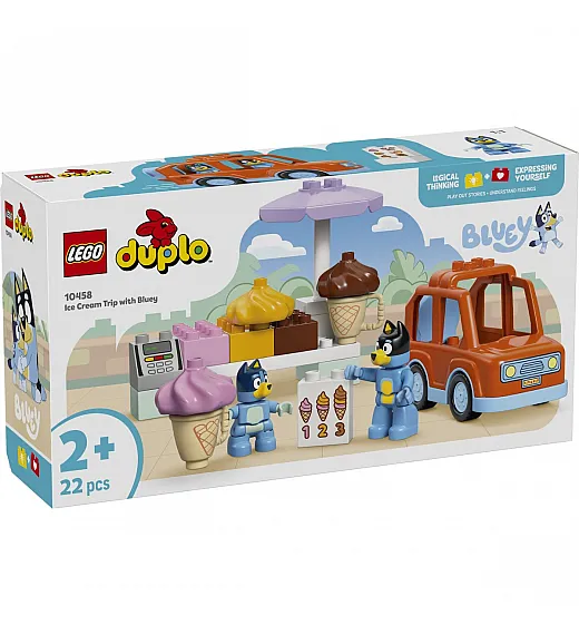 Kocke Duplo Bluey u vožnji do sladoleda Lego