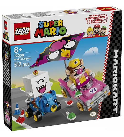 Lego® Super Mario™ 72038 Mario Kart™ – Wario & King Boo Lego