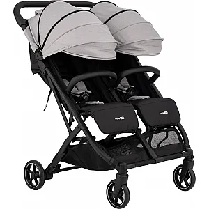 FreeON voziček za dvojčke Active Twin siva 82801