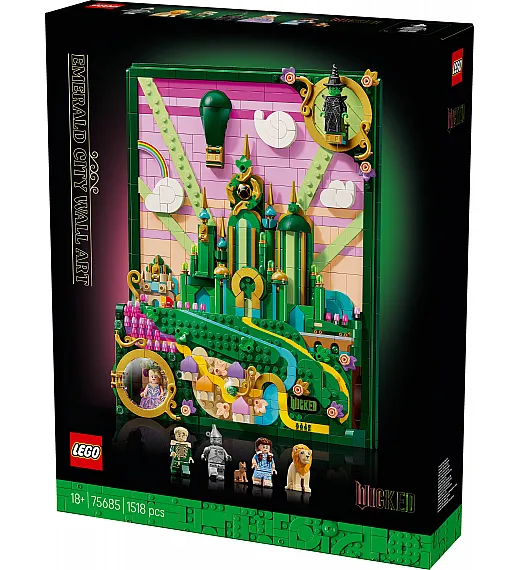 Lego® Wicked 75685 Stenska umetnina Emerald City Lego