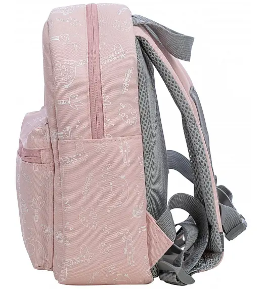 FREEON nelicencirani ruksak za vrtić Small animals dusty pink