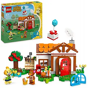 Lego kocke Animal Crossing Isabella u posjetu 77049