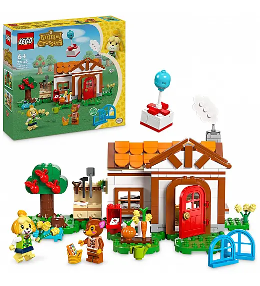 Lego kocke Animal Crossing Isabella u posjetu 77049