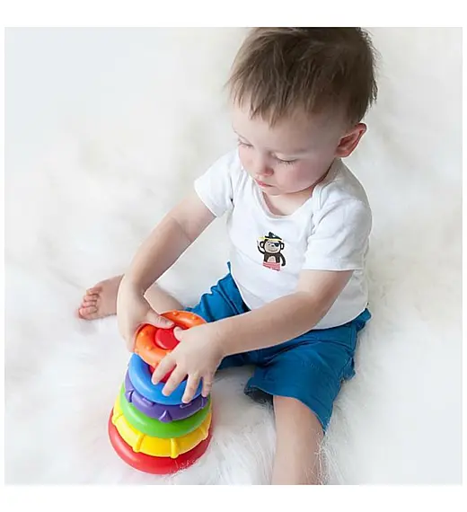 PLAYGRO stup s obručima 4011455 Playgro