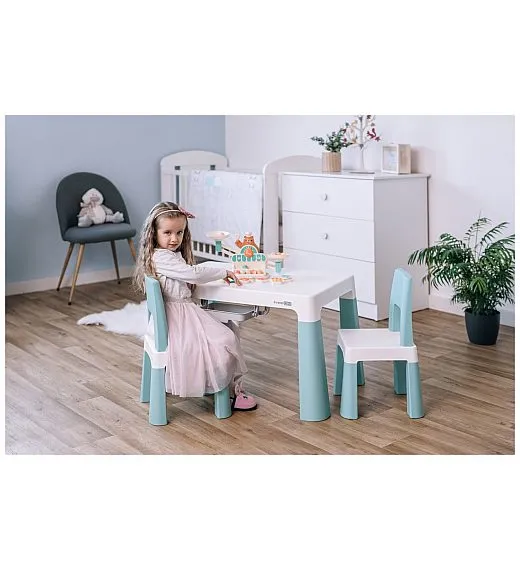 FREEON stol i dvije stolice Neo,zelena FreeON