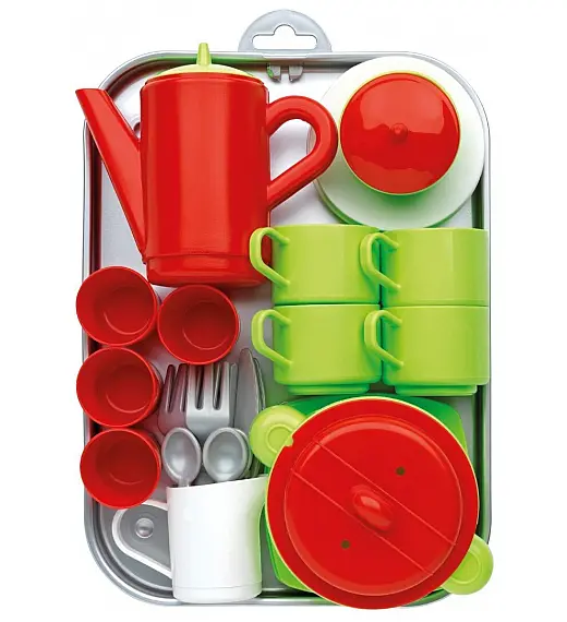 Ecoiffier set posode na pladnju ECOIFFIER