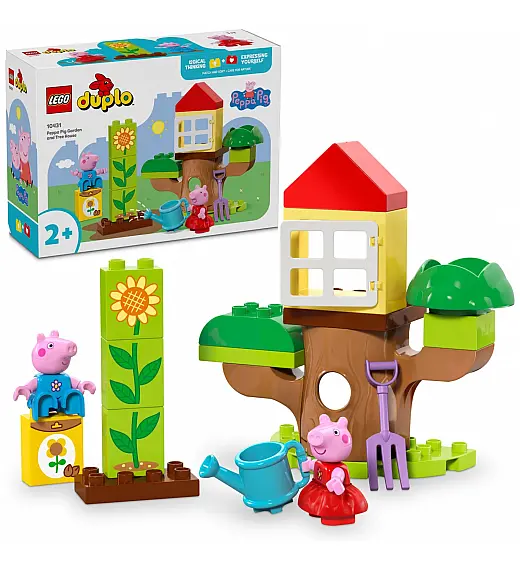 Lego kocke Duplo Vrt i kućica na drvetu Peppe Praščić 10431 Lego