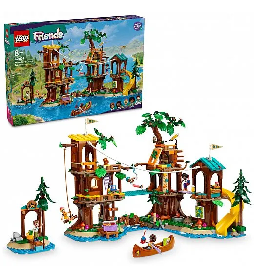 Lego kocke Friends Hišica na drevesu v poletnem taboru 42631 Lego