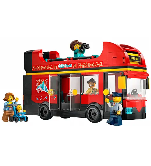 Lego kocke City Crveni turistički autobus na kat 60407 Lego