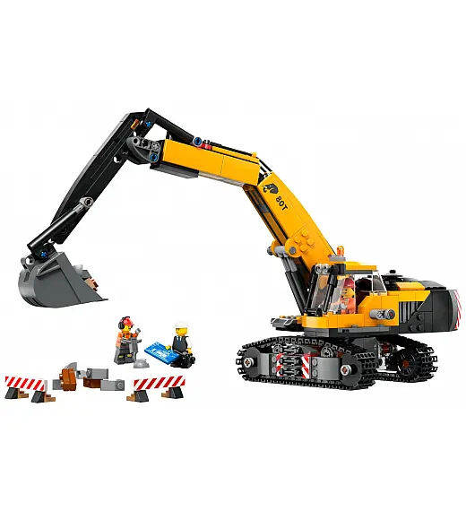 Lego kocke City Žuti građevinski bager 60420 Lego