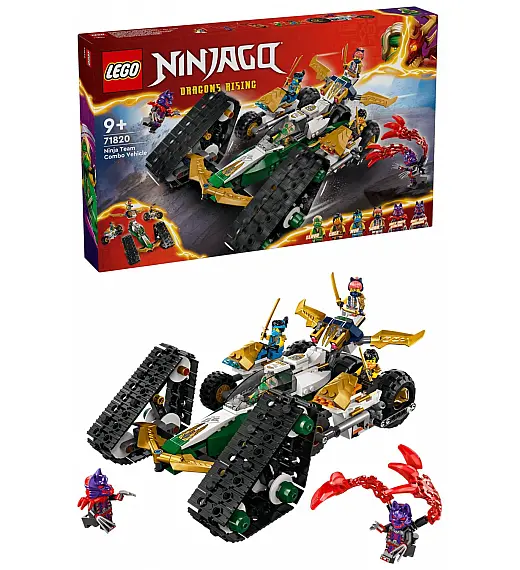 Lego kocke Ninjago Kombinirano vozilo tima ninja 71820 Lego