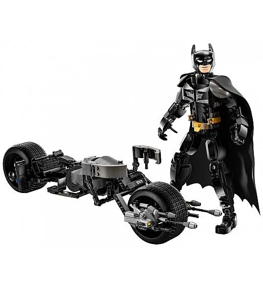 Lego kocke Super Heroes Složiva figura Batmana i motocikl Bat-Pod 76273 Lego