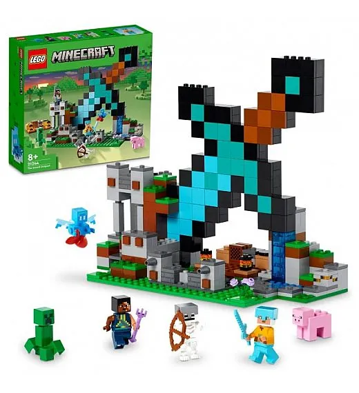 Lego kocke Minecraft Mečarska postojanka 21244 Lego