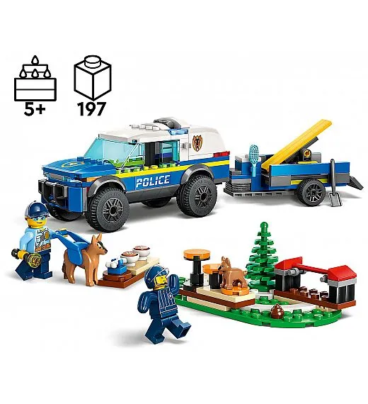 Lego kocke  City Dresura policijskog psa 60369 Lego