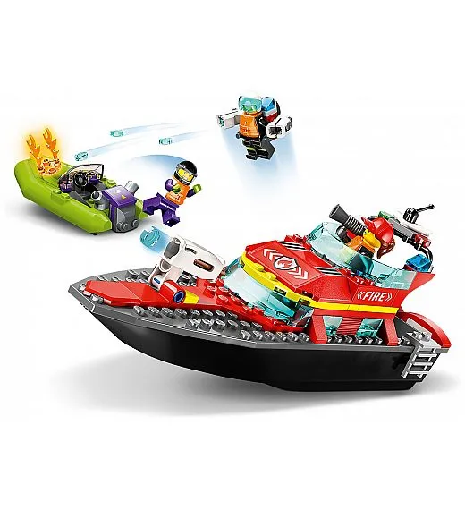 Lego kocke City Vatrogasni čamac 60373 Lego