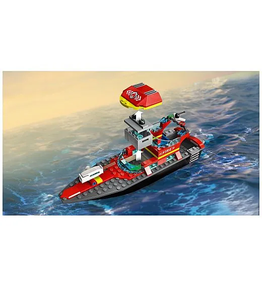 Lego kocke City Vatrogasni čamac 60373 Lego