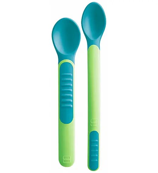 MAM žlice set 2 mekane sa poklopcem 6+mj 504495 MAM