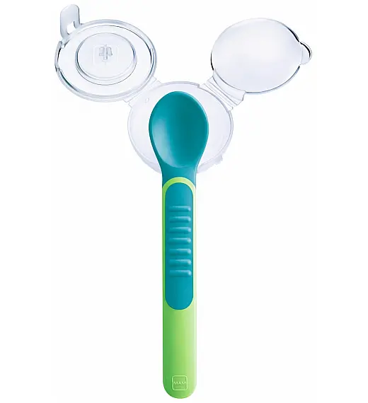 MAM žlice set 2 mekane sa poklopcem 6+mj 504495 MAM