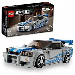Kocke Speed Champions 2 Fast 2 Furious Nissan Skyline GT-R (R34) 76917