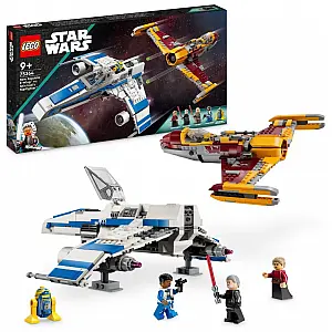 Kocke Star Wars E-Wing Nove Republike protiv Starfightera Shin Hati 75464