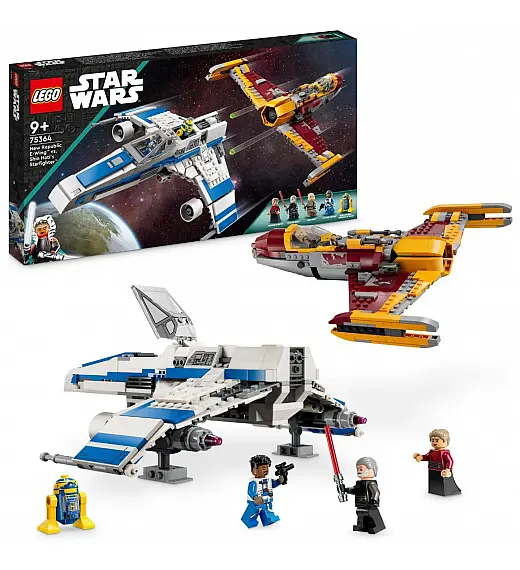Kocke Star Wars E-Wing Nove Republike protiv Starfightera Shin Hati 75464 Lego