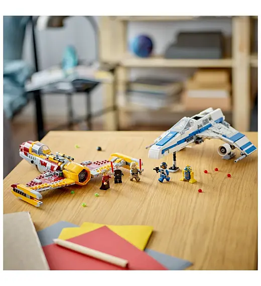Kocke Star Wars E-Wing Nove Republike protiv Starfightera Shin Hati 75464 Lego