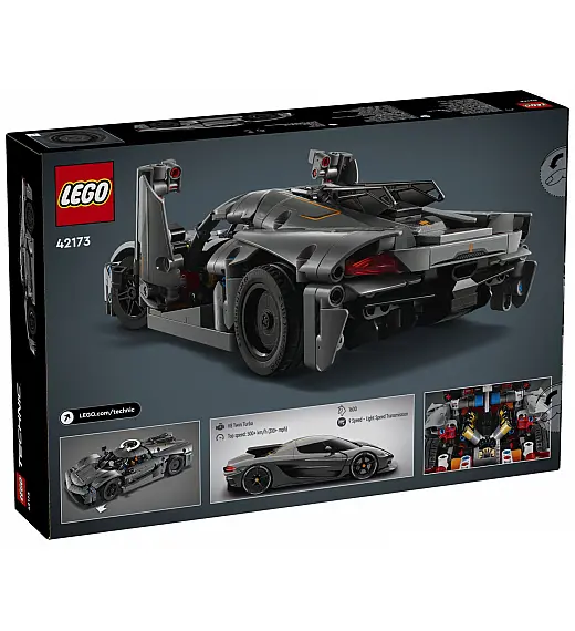 Kocke Technic Sivi hiperautomobil Koenigsegg Jesko Absolut 42173 Lego