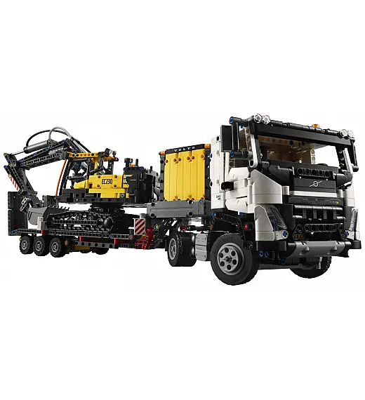 Kocke Technic Kamion Volvo FMX i električni bager EC230 42175 Lego