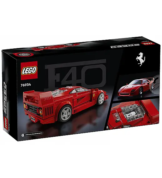 Kocke Speed Champions Superautomobil Ferrari F40 76934 Lego